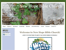 Tablet Screenshot of newhopebible.net